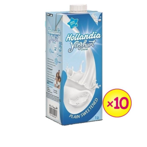 Hollandia Yogurt Plain Sweetened 1 L X 10